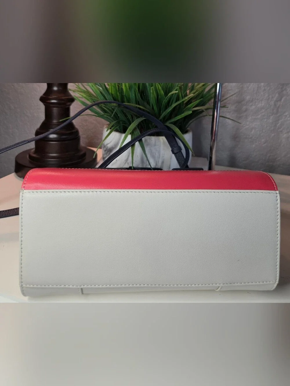 Radley London Finch Lane Stripe Leather Small Grab Crossbody Satchel